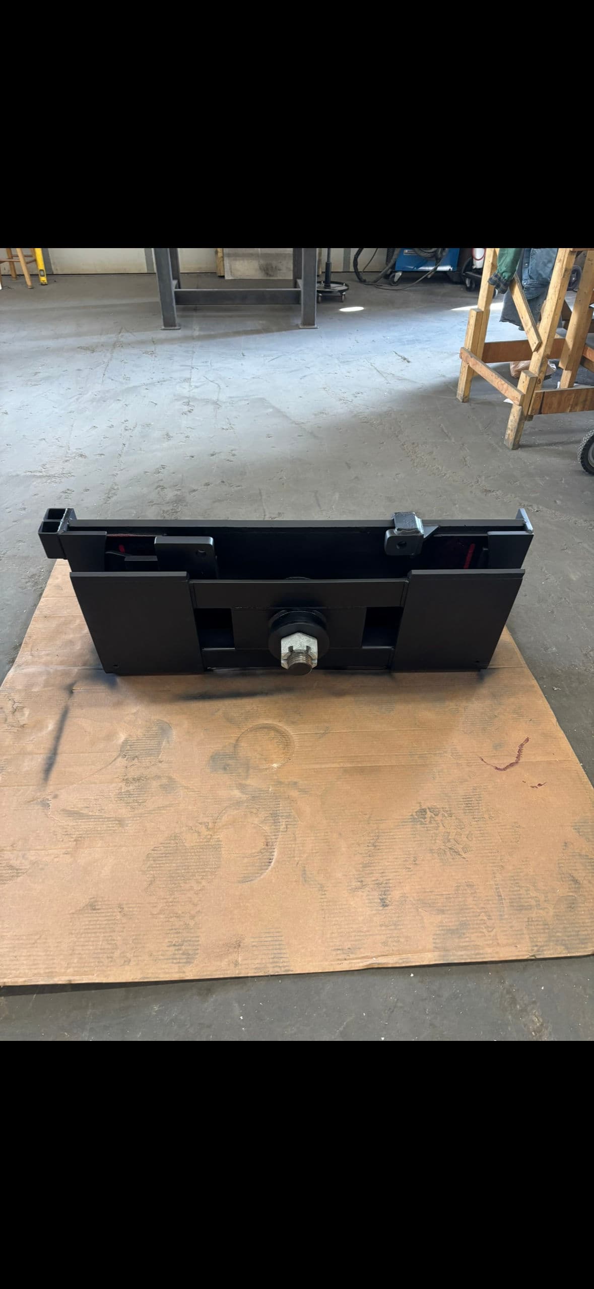 Custom Tilt Plate Fabricated for a Skid Loader image